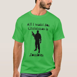 Kerst humor Zombies voor Kerstmis T-shirt