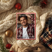 Kerst Hunk Magazine omslag Kerstkaart
