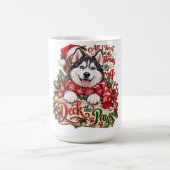 Kerst-Husky-mok met versierde poten Koffiemok (Center)