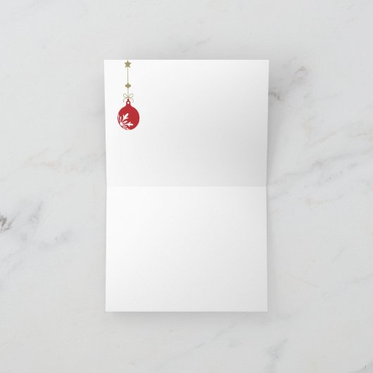 Kerst Huwelijk Bedankt (Binnen)