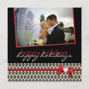 Kerst Huwelijk Dank Je Foto Kaart