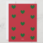 Kerst Huwelijk Kaartje om te Besparen Kerstkaart (Achterkant)