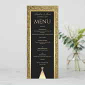 Kerst Huwelijk Menu (Staand voorkant)