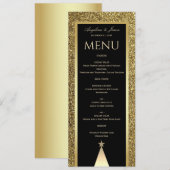 Kerst Huwelijk Menu (Voorkant / Achterkant)