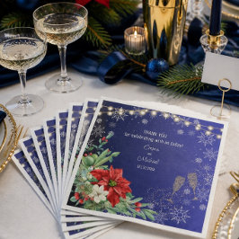 Kerst Huwelijk Papieren Servet