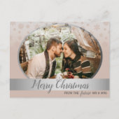 Kerst Huwelijk Save The Date Uitnodiging (Voorkant)