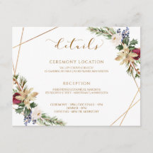 Kerst Huwelijk Winter Elegant Moderne Details