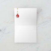 Kerst Huwelijks Dank Je Bedankkaart (Binnen)