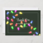 Kerst Huwelijks Dankkaart Bedankkaart (Voorkant)