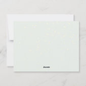 Kerst Huwelijksdetails kaart (Achterkant)