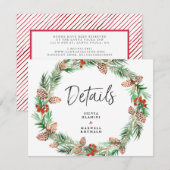 Kerst Huwelijksgast Details Bijlage (Voorkant / Achterkant)