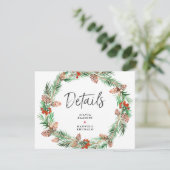 Kerst Huwelijksgast Details Bijlage (Staand voorkant)