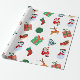 Kerst Iconen Cadeaupapier