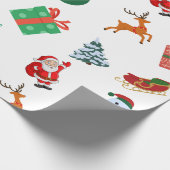 Kerst Iconen Cadeaupapier (Hoek)