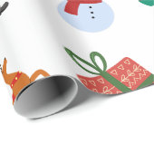 Kerst Iconen Cadeaupapier (Rol Hoek)