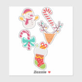 Kerst Iconen Sticker Pack (Vel)