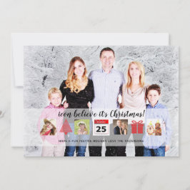 Kerst ICONS Fotocollage Modern Uniek Kaart