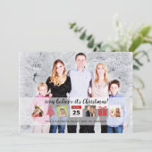 Kerst ICONS Fotocollage Modern Uniek Kaart (Staand voorkant)