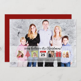 Kerst ICONS Fotocollage Modern Uniek Kaart