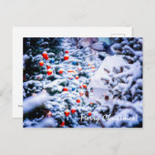 Kerst Idyll elegant aanpasbaar Briefkaart (Voorkant / Achterkant)