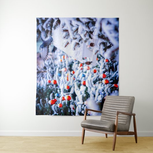 Kerst Idyll indrukwekkend Wandkleed (In situ)