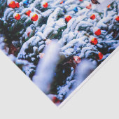 Kerst Idyll mooi Tissuepapier (Detail)