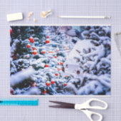 Kerst Idyll mooi Tissuepapier (Craft)