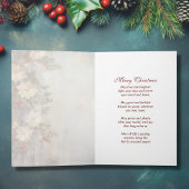 Kerst Ierse Blessing 3 Foto Winter Bloemen Feestdagen Kaart