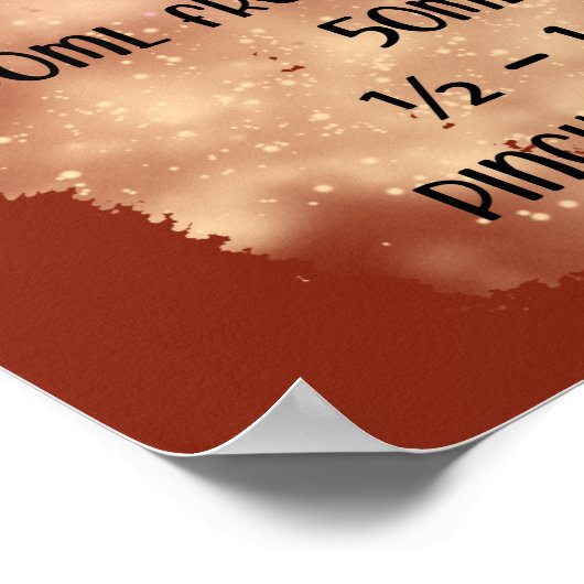 Kerst Ierse koffie recept kerst Poster (Hoek)