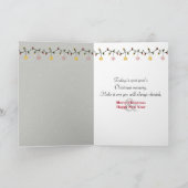 Kerst Ierse Setter met Sneeuwman Kaart (Binnen)