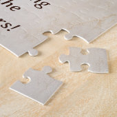 Kerst Ierse zegen | winterbloemen Legpuzzel (Zijkant)