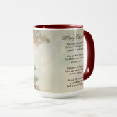 Kerst Ierse zegen |  winterbloemen Mok (Voorkant rechts)