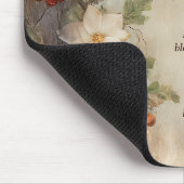 Kerst Ierse zegen | winterbloemen Muismat (Hoek)