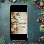 Kerst Ierse zegen |  winterbloemen Poster