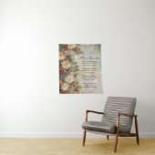 Kerst Ierse zegen | winterbloemen Wandkleed (In situ)