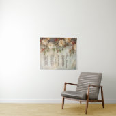 Kerst Ierse zegen | winterbloemen Wandkleed (In Situ (horizontaal))