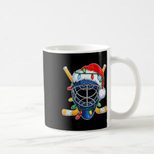 Kerst ijs hockey helm Sint Kerstman Mannen Jongens Koffiemok