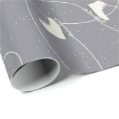 Kerst-ijs schaatsen patroon - kerstcadeaus cadeaupapier (Rol Hoek)