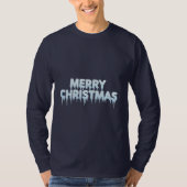 Kerst Ijsbloemen T-shirt (Voorkant)