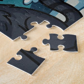 Kerst IJslandse Julkat Legpuzzel (Zijkant)