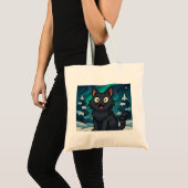 Kerst IJslandse Kerstkat Tote Bag (Voorkant (product))