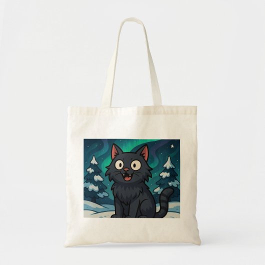 Kerst IJslandse Kerstkat Tote Bag (Voorkant)