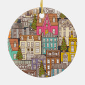 kerst-ijzeren mult keramisch ornament (Achterkant)