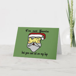 Kerst: Ik ben geen kerstman... Feestdagen Kaart