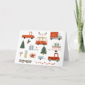 Kerst Illustratie vrolijk kerstfeest Kaart (Voorkant)