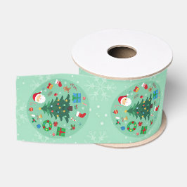 Kerst Illustraties Vakantie Grosgrain Lint