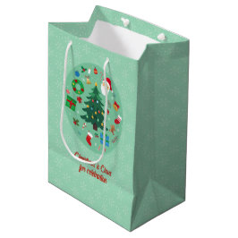 Kerst Illustraties Vakantie Medium Cadeauzakje