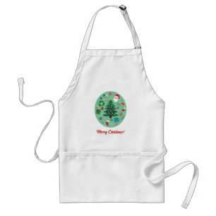 Kerst Illustraties Vakantie Standaard Schort