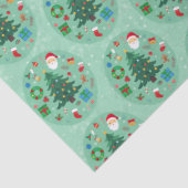 Kerst Illustraties Vakantie Tissuepapier (Detail)