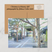 Kerst in Atlanta, GA Feestdagenkaart (Voorkant / Achterkant)